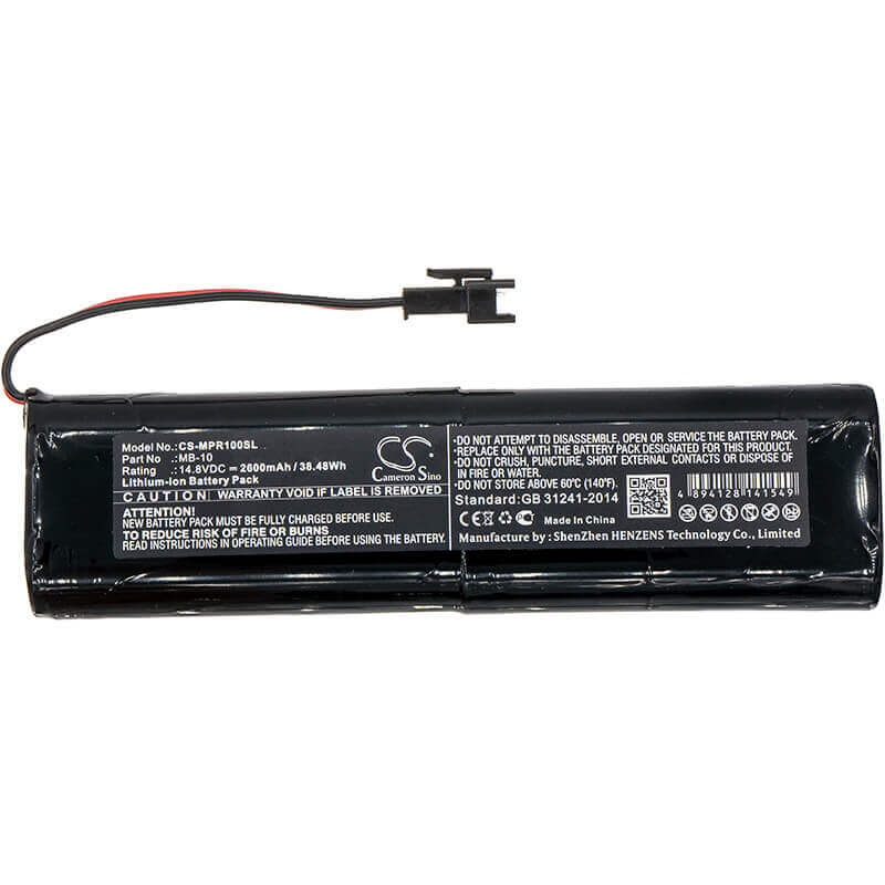 14.8V, Li-ion, 2600mAh, Speaker battery fits Mipro, Ma-100, Ma-303, 38.48Wh Speaker Cameron Sino Technology Limited