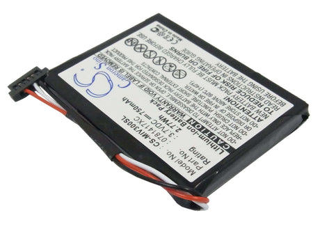 3.7V, Li-ion, 750mAh, GPS battery fits Mitac, 0781417xc, Mio Moov 360u, Mio Moov 300, 2.78Wh GPS, Navigator Cameron Sino Technology Limited