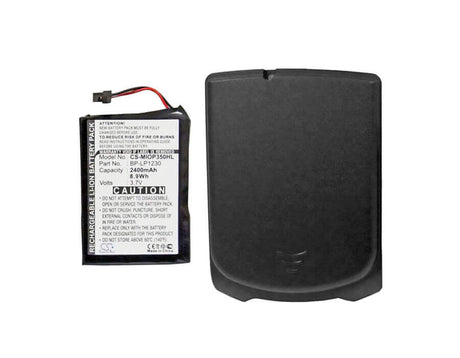 3.7V, Li-ion, 2400mAh, GPS battery fits Mitac, 541380530005, Mio P350, Mio P550, 8.88Wh GPS, Navigator Cameron Sino Technology Limited (Suspended)