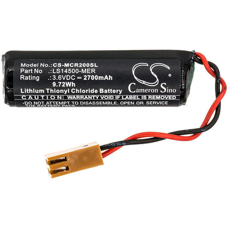 PLC Battery for Mitsubishi, Cr1, Cr2, Cr2-532m 3.6v, 2700mah - 9.72wh PLC Cameron Sino Technology Limited