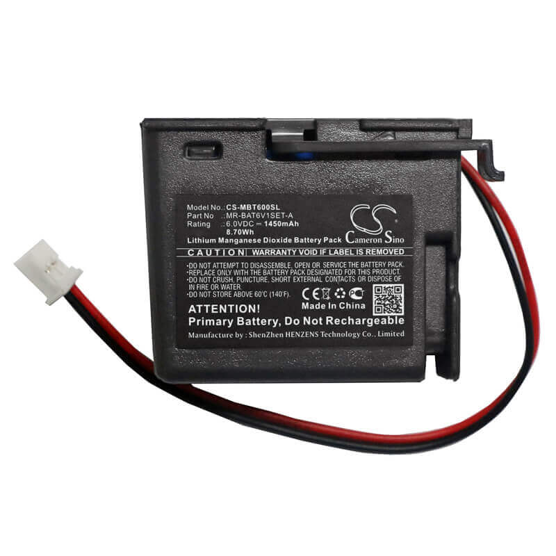 PLC Battery for Mitsubishi, Mr-bat6v1set-a 6v, 1450mah - 8.70wh PLC Cameron Sino Technology Limited
