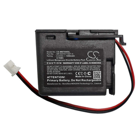 PLC Battery for Mitsubishi, Mr-bat6v1set-a 6v, 1450mah - 8.70wh PLC Cameron Sino Technology Limited