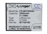 3.7V, Li-ion, 3000mAh, SmartPhone battery fits Mobistel, Bty26189, Cynus F8, 11.1Wh Mobile, SmartPhone Cameron Sino Technology Limited (Smartphone)
