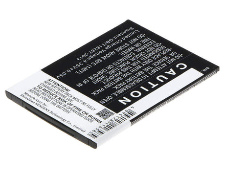 3.8V, Li-Polymer, 2000mAh, SmartPhone battery fits Mobistel, 615080005069, Cynus F9, Cynus F9 4g, 7.6Wh Mobile, SmartPhone Cameron Sino Technology Limited (Smartphone)
