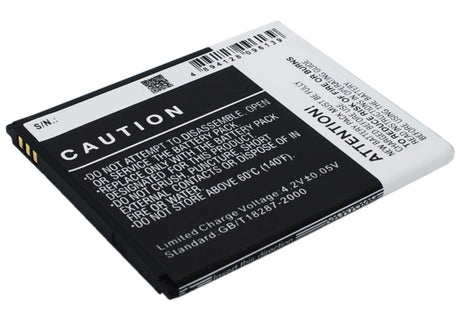 3.7V, Li-ion, 2000mAh, SmartPhone battery fits Mobistel, Bty26182, Cynus T5, Mt-9201b, 7.4Wh Mobile, SmartPhone Cameron Sino Technology Limited (Smartphone)