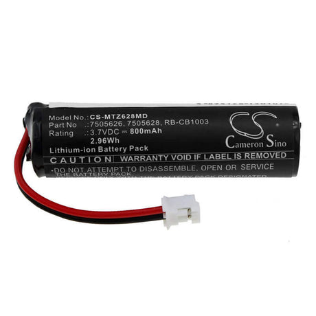 3.7V, Li-ion, 800mAh, Medical battery fits Morita, 7505626, Brasseler Endosync, Pencure Led, 2.96Wh Medical Cameron Sino Technology Limited (Medical)