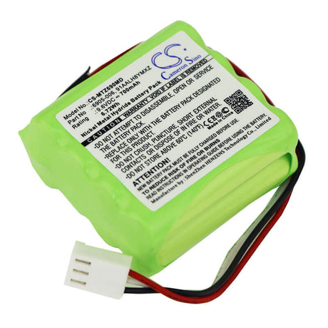 9.6V, Ni-MH, 700mAh, Medical battery fits Morita, 6905-006, Dentaport Root Zx, Dentaport Zx, 6.72Wh Medical Cameron Sino Technology Limited (Medical)