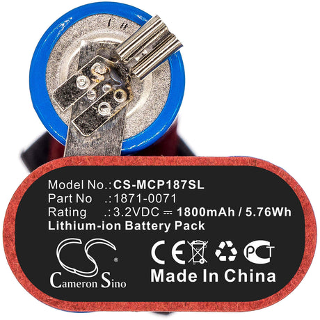 Shaver Battery For Moser, 1871-0071, Chrom Style Pro 1871 3.2v, 1800mah - 5.76wh Shaver Cameron Sino Technology Limited