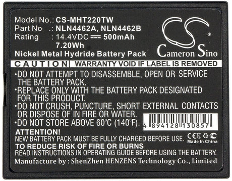 14.4V, Ni-MH, 500mAh, Two-Way Radio battery fits Motorola, Nln4462a, Ba200n, Ba4, 7.2Wh Two-Way Radio Cameron Sino Technology Limited