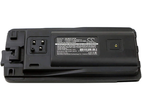 7.4V, Li-ion, 1100mAh, Two-Way Radio battery fits Motorola, 6080384x65, A10, A12, 8.14Wh Two-Way Radio Cameron Sino Technology Limited