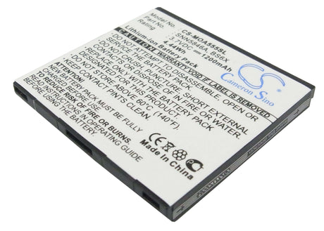 3.7V, Li-ion, 1200mAh, SmartPhone battery fits Motorola, Bs6x, Calgary, Devour A555, 4.44Wh Mobile, SmartPhone Cameron Sino Technology Limited (Suspended)