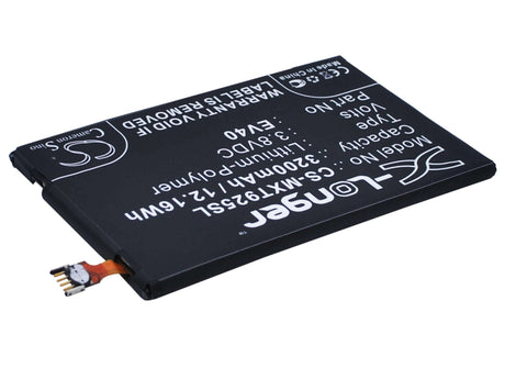 3.8V, Li-Polymer, 3200mAh, SmartPhone battery fits Motorola, Ev40, Droid Razr Hd, Droid Razr Maxx Hd, 12.16Wh Mobile, SmartPhone Cameron Sino Technology Limited (Smartphone)