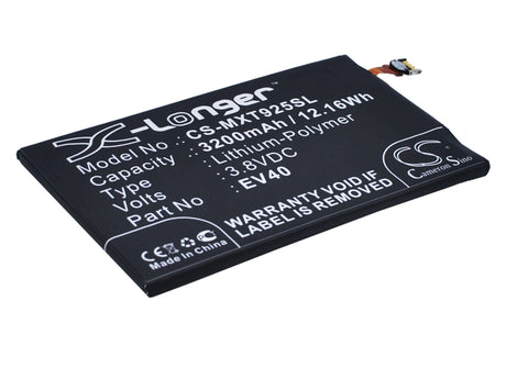 3.8V, Li-Polymer, 3200mAh, SmartPhone battery fits Motorola, Ev40, Droid Razr Hd, Droid Razr Maxx Hd, 12.16Wh Mobile, SmartPhone Cameron Sino Technology Limited (Smartphone)