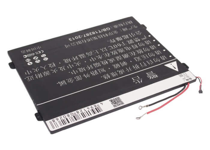 3.7V, Li-Polymer, 6700mAh, Tablet battery fits Motorola, L-l-l Dc110510, Mz615, Mz616, 24.79Wh Tablet Cameron Sino Technology Limited