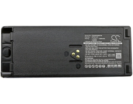 7.4V, Li-ion, 1200mAh, Two-Way Radio battery fits Motorola, Fug11b, Gp1200, Gp2010, 8.88Wh Two-Way Radio Cameron Sino Technology Limited