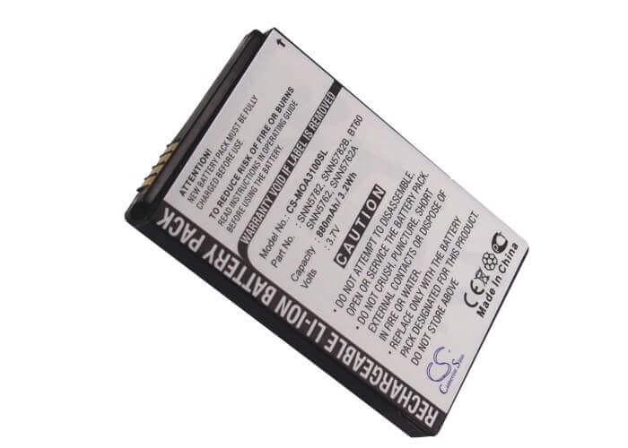 3.7V, Li-ion, 880mAh, SmartPhone battery fits Motorola, Motorola, Bt60, A3100, C168i, 3.26Wh Mobile, SmartPhone Cameron Sino Technology Limited (Smartphone)