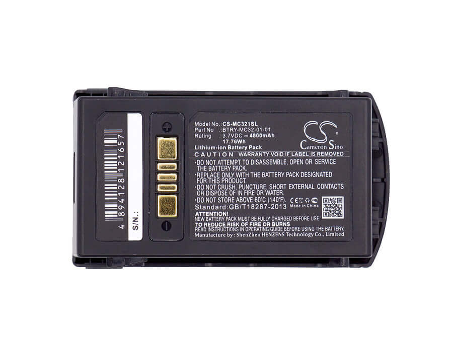 Barcode Scanner Battery For Motorola, Mc3200, Mc32n0 3.7v, 4800mah - 17.76wh Barcode Scanner Cameron Sino Technology Limited