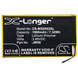 3.85V, Li-Polymer, 1900mAh, SmartPhone battery fits Motorola, Jw50, Md1005g, Moto Module 5g, 7.32Wh Mobile, SmartPhone Cameron Sino Technology Limited (Smartphone)