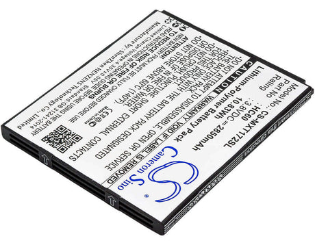 3.8V, Li-Polymer, 2850mAh, SmartPhone battery fits Motorola, Hc60, Moto C Plus, Moto C Plus Dual Sim, 10.83Wh Mobile, SmartPhone Cameron Sino Technology Limited (Smartphone)