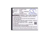 3.8V, Li-ion, 3350mAh, SmartPhone battery fits Motorola, Gk50, Moto E Power, Moto E3 Power, 12.73Wh Mobile, SmartPhone Cameron Sino Technology Limited (Smartphone)