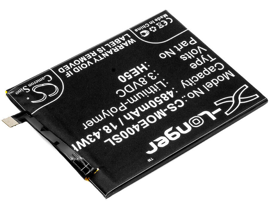3.8V, Li-Polymer, 4850mAh, SmartPhone battery fits Motorola, He50, Moto E4 Plus, Moto E5 Plus, 18.43Wh Mobile, SmartPhone Cameron Sino Technology Limited (Smartphone)