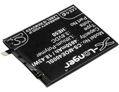 3.8V, Li-Polymer, 4850mAh, SmartPhone battery fits Motorola, He50, Moto E4 Plus, Moto E5 Plus, 18.43Wh Mobile, SmartPhone Cameron Sino Technology Limited (Smartphone)