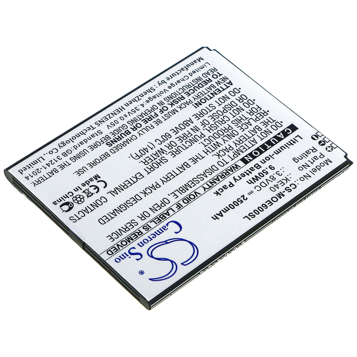 Battery For Motorola, Moto E6, Xt2005, Xt2005-1 3.8v, 2500mah - 9.50wh Mobile, SmartPhone Cameron Sino Technology Limited (Smartphone)
