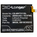 3.85V, Li-Polymer, 4850mAh, SmartPhone battery fits Motorola, Mk50, Moto G 5g, Moto G 5g 2021, 18.67Wh Mobile, SmartPhone Cameron Sino Technology Limited (Smartphone)