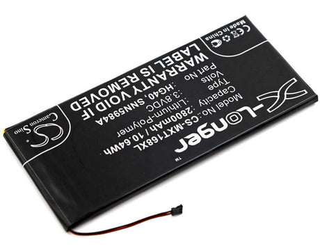 3.8V, Li-Polymer, 2800mAh, SmartPhone battery fits Motorola, Hg40, Moto G5 Plus, Moto G5 Plus Dual Sim, 10.64Wh Mobile, SmartPhone Cameron Sino Technology Limited (Smartphone)
