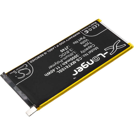 3.8V, Li-Polymer, 3000mAh, SmartPhone battery fits Motorola, Jt40, Moto G6 Plus, Xt1926-1, 11.4Wh Mobile, SmartPhone Cameron Sino Technology Limited (Smartphone)