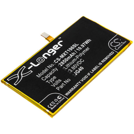 3.85V, Li-Polymer, 2850mAh, SmartPhone battery fits Motorola, Jg40, Moto G7 Plus, Moto G7 Plus Dual Sim, 10.97Wh Mobile, SmartPhone Cameron Sino Technology Limited (Smartphone)