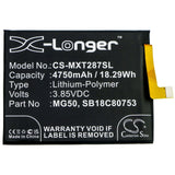 3.85V, Li-Polymer, 4750mAh, SmartPhone battery fits Motorola, Mg50, Moto G9 Plus, Xt2087-1, 18.29Wh Mobile, SmartPhone Cameron Sino Technology Limited (Smartphone)