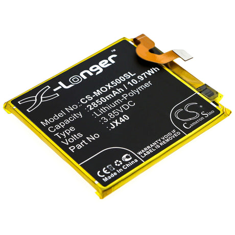 3.85V, Li-Polymer, 2850mAh, SmartPhone battery fits Motorola, Jx40, Moto X5, 10.97Wh Mobile, SmartPhone Cameron Sino Technology Limited (Smartphone)