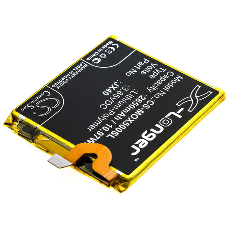 3.85V, Li-Polymer, 2850mAh, SmartPhone battery fits Motorola, Jx40, Moto X5, 10.97Wh Mobile, SmartPhone Cameron Sino Technology Limited (Smartphone)