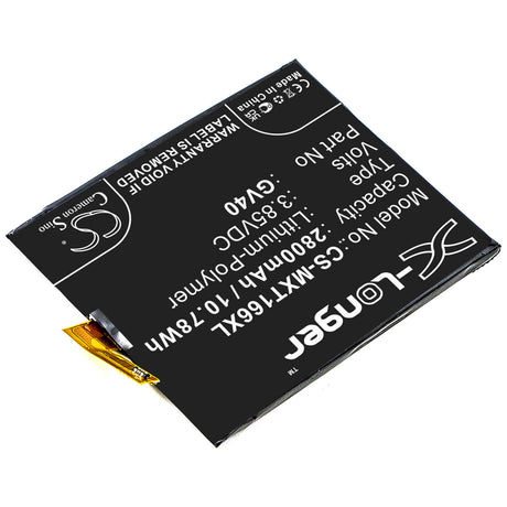 3.85V, Li-Polymer, 2800mAh, SmartPhone battery fits Motorola, Gv40, Moto Z Droid Force, Moto Z Force, 10.78Wh Mobile, SmartPhone Cameron Sino Technology Limited (Smartphone)