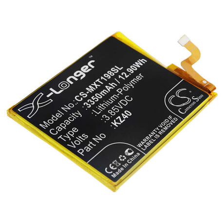 3.85V, Li-Polymer, 3350mAh, SmartPhone battery fits Motorola, Kz40, Moto Z4, Xt1980-3, 12.9Wh Mobile, SmartPhone Cameron Sino Technology Limited (Smartphone)
