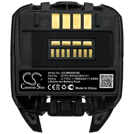 Barcode Scanner Battery For Motorola, Rs507, Rs507x, Rs50ea 3.7v, 1900mah - 7.03wh Barcode Scanner Cameron Sino Technology Limited