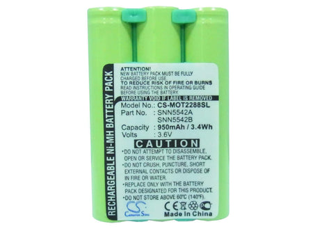 3.6V, Ni-MH, 800mAh, SmartPhone battery fits Motorola, Snn5542a, 2297, M2090, 2.88Wh Mobile, SmartPhone Cameron Sino Technology Limited (Smartphone)