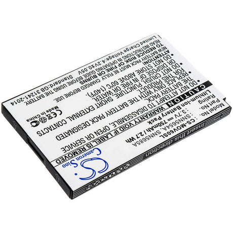 Battery For Motorola V60c, T280i, V60 3.7v, 750mah - 2.78wh Batteries for Electronics Cameron Sino Technology Limited (Suspended)   