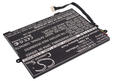3.7V, Li-Polymer, 6700mAh, Tablet battery fits Motorola, Batbja0l21, Mz505, Xoom 10.1, 24.79Wh Tablet Cameron Sino Technology Limited