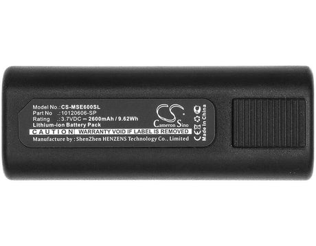 3.7V, Li-ion, 2600mAh, Thermal Camera battery fits Msa, 10120606-sp, E6000 Tic, 9.62Wh Thermal Camera Cameron Sino Technology Limited