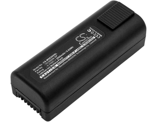 3.7V, Li-ion, 2600mAh, Thermal Camera battery fits Msa, 10120606-sp, E6000 Tic, 9.62Wh Thermal Camera Cameron Sino Technology Limited