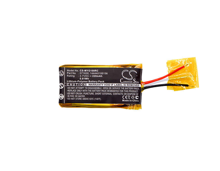 3.7V, Li-Polymer, 220mAh, Remote Control battery fits Myo, Gesture Control Armband, 0.81Wh Remote Control Cameron Sino Technology Limited
