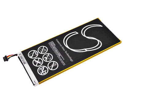 3.7V, Li-Polymer, 4700mAh, Tablet battery fits Nabi, Pr-3667153, Dmtab-nv08b, Dreamtab 8", 17.39Wh Tablet Cameron Sino Technology Limited