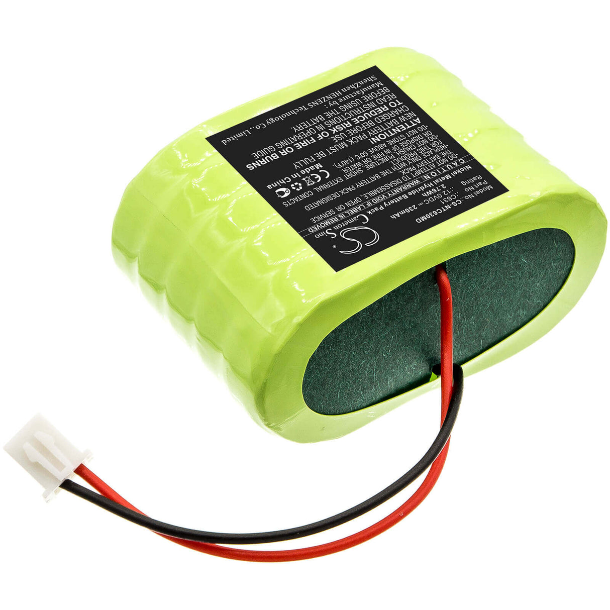 12.0V, Ni-MH, 230mAh, Medical battery fits Natus, C631, Ct+ Doppler, Dop Ct, 2.76Wh Medical Cameron Sino Technology Limited (Medical)
