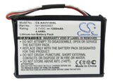 3.7V, Li-ion, 1200mAh, GPS battery fits Medion, Navigon, Md-95780, 4.44Wh GPS, Navigator Cameron Sino Technology Limited