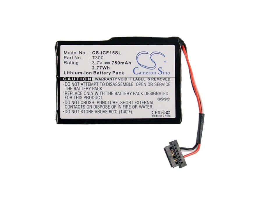 3.7V, Li-ion, 750mAh, GPS battery fits Navman, T300, F15, S45, 2.78Wh GPS, Navigator Cameron Sino Technology Limited