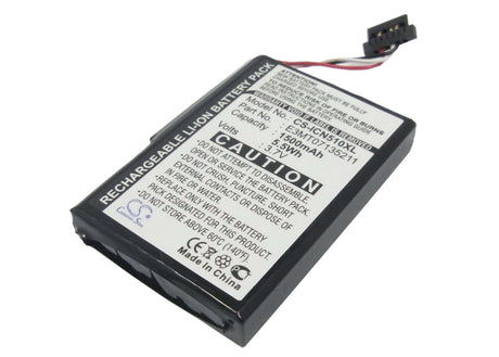 3.7V, Li-ion, 1500mAh, GPS battery fits Navman, E3mt07135211, Icn 510, Icn 520, 5.55Wh GPS, Navigator Cameron Sino Technology Limited
