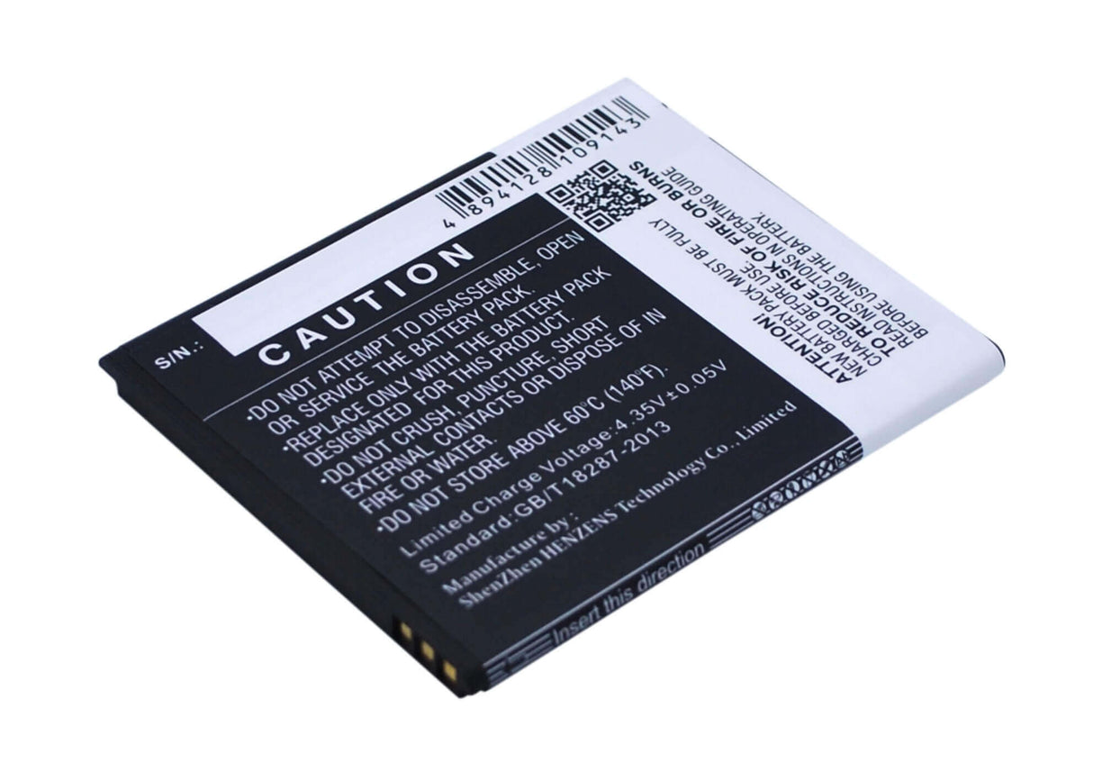 3.8V, Li-ion, 1750mAh, SmartPhone battery fits Navon, G55134, Mizu M450, Mizu M450 Dual Sim, 6.65Wh Mobile, SmartPhone Cameron Sino Technology Limited (Smartphone)