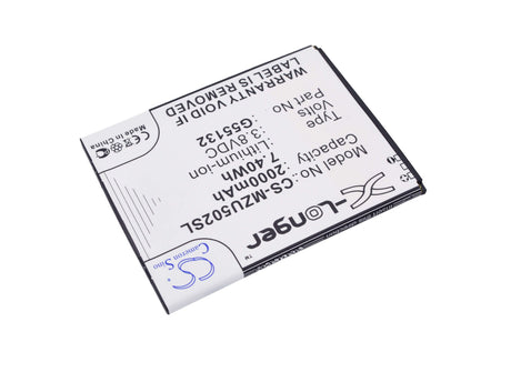 3.8V, Li-Polymer, 2000mAh, SmartPhone battery fits Navon, G55132, Mizu D502, Mizu M502, 7.6Wh Mobile, SmartPhone Cameron Sino Technology Limited (Smartphone)